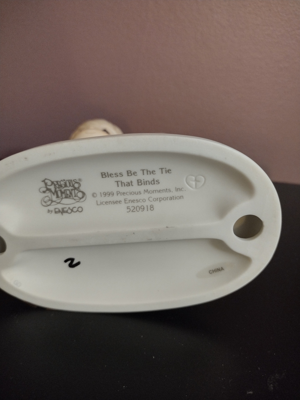 Precious Moments 'Bless Be The Tie That Binds' Figurine - White